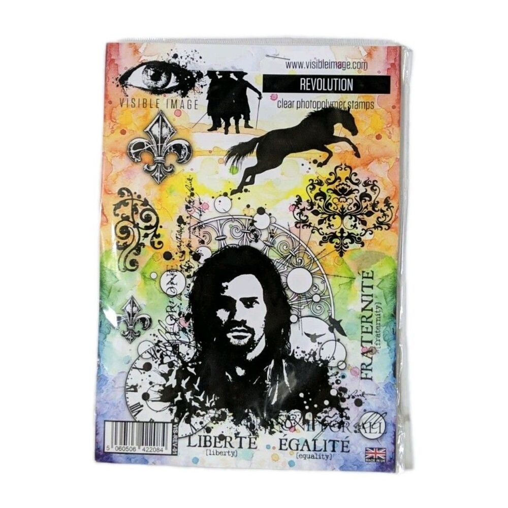 NEW Visible Image Clear Photopolymer Musketeer Stamp Set- Revolution - 10 Stamps